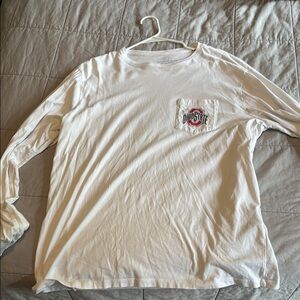 Ohio State- White Long Sleeve Shirt XL